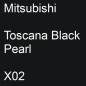 Preview: Mitsubishi, Toscana Black Pearl, X02.